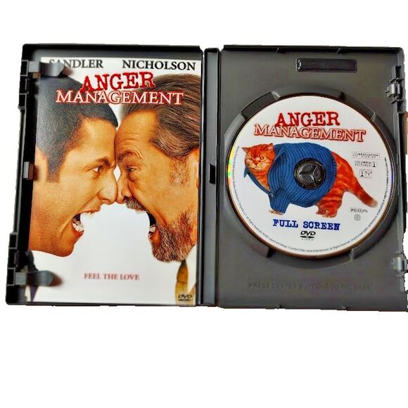 Anger Management DVD 2003 Movie PG 13 Adam Sandler Jack Nicholson - Picture 3 of 3
